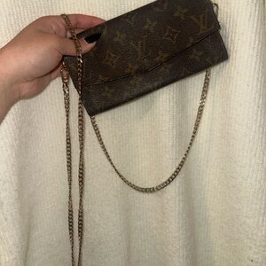 Louis Vuitton Brown Monogram Crossbody Wallet